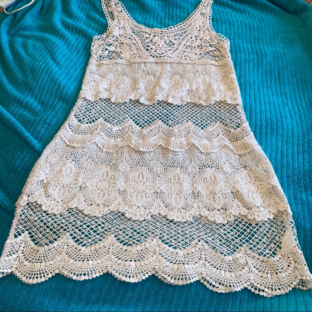 American Eagle Macrame Boho Style dress or coverup
